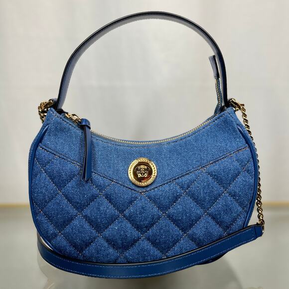 VERSACE La Medusa Denim Halfmoon Two Way TS3720 - Picture 1 of 9